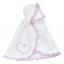 Mantellina bagno Cuore - Rosa