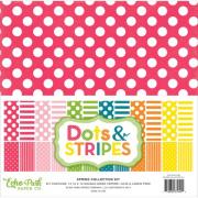 Set Carta da Decorazioni - Spring Dots & Stripe