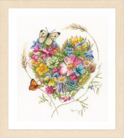 Un cuore di fiori