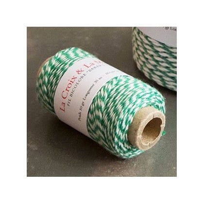 Cordoncino Baker\'s Twine Bianco/Verde