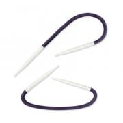 Mini ferri per trecce Yoga con cavo, 4.0 mm.