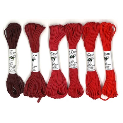 Soie d\'Alger - Pack 6 tonalità - Rosso