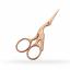 Forbici Ricamo Cicogna – Omnia – Sabbiato - Oro rosa - cm. 9