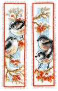 Segnalibro - Tailed Tits & Red Berries (2)