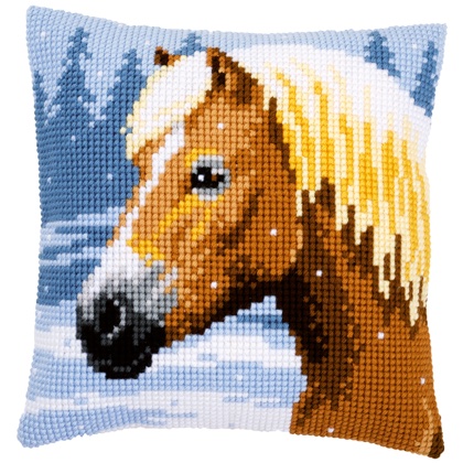 Cuscino: Horse & Snow