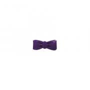 Bottone Purple Glitter Bow Tie