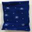 Tubolare Elastico - Fiocchi di Neve - Blu/Bianco - 30x8cm.