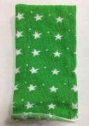 Tubolare Elastico - Stelle - Verde/Bianco - 30x8cm.