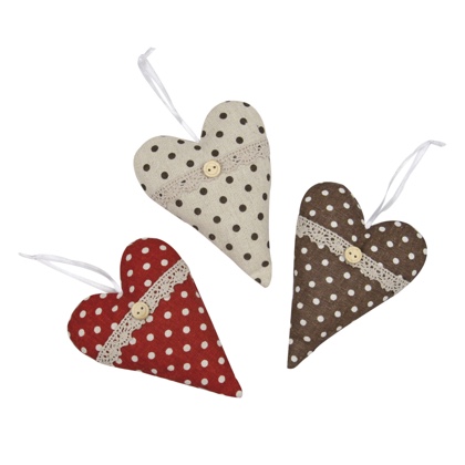 Decorazione da appendere - 3 Cuori