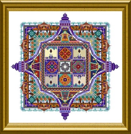Night Desert Tent Mandala