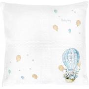 Cuscino - Baby Boy - Rabbit in a flying balloon