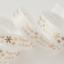 Nastro Metallic Prosecco Ho Ho Ho 15mm - Bianco/Oro