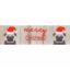 Nastro Merry Christmas Pug 25mm - Multicolore