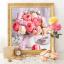 Peonies and roses