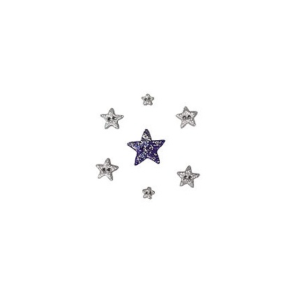 Moon & Stars button pack