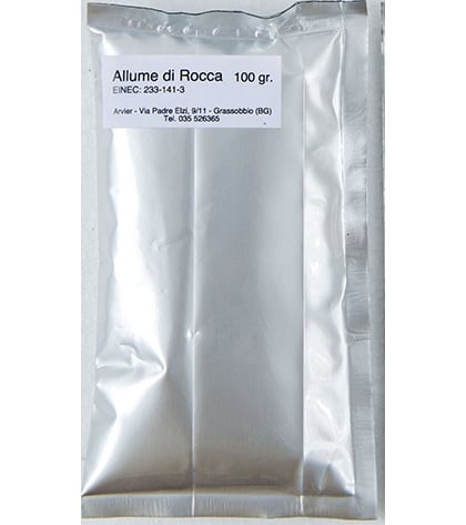 Allume di rocca per tintura