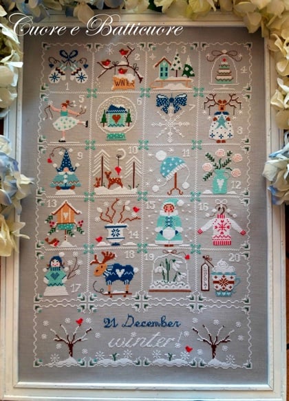 Shabby Winter Calendar