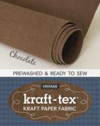 Tessuto carta similpelle Kraft-tex® - Cioccolato prelavato