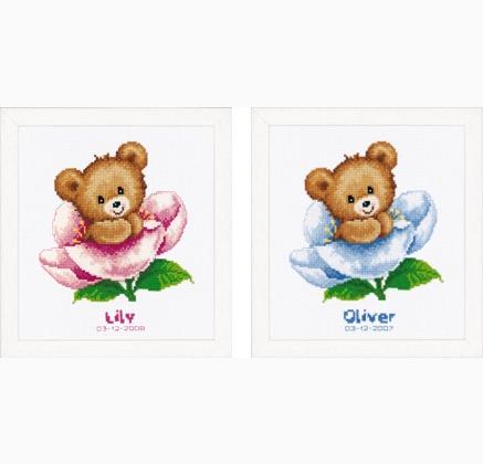 Sampler Nascita - Cute Bear