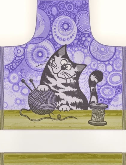 Grembiule Romeo - Viola Verde