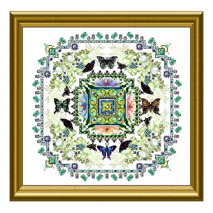 Butterfly Lace Mandala