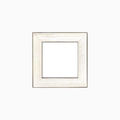 Cornice in legno Bianco Antico