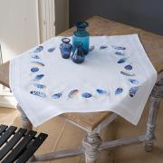 Centro Tavola - Blue Feathers