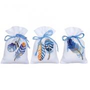 Sacchettini Poutpourri: Blue Feathers