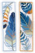 Segnalibro - Blue Feathers (2)