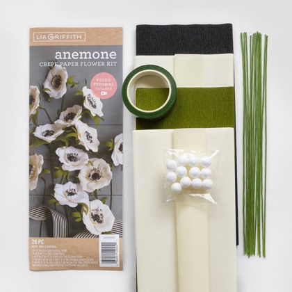 Kit Anemone di carta crespa