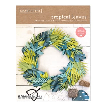 Kit Foglie Tropicali carta di lucido