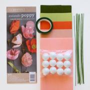 Kit Papavero di carta crespa