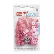 Bottoni a pressione Prym Love - Rosa 9mm.