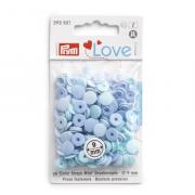 Bottoni a pressione Prym Love - Azzurro 9mm.
