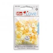 Bottoni a pressione Prym Love - Giallo 9mm.