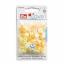 Bottoni a pressione Prym Love - Giallo 9mm.