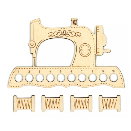Porta filati - Sewing Machine + 4 Spool