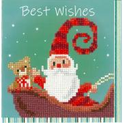 Happy Santa Greeting Card
