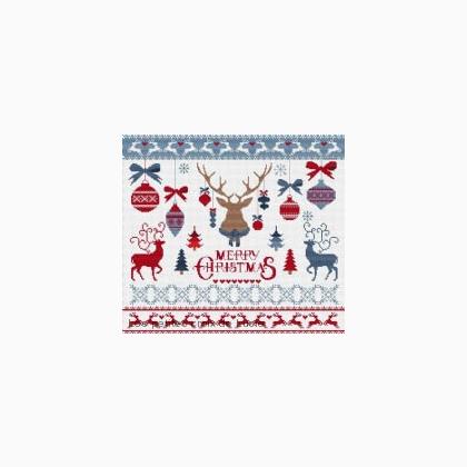 Scandinavian Christmas Magnet