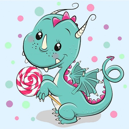 Dragon with Candy