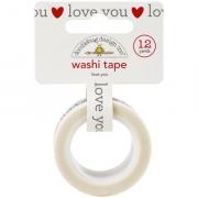 Nastro adesivo decorativo 15mm - Love You, Love Notes