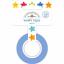 Nastro adesivo decorativo 15mm - Super Star, School Days