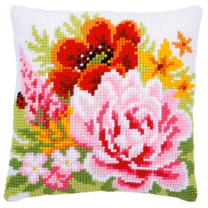 Cuscino: Fiori colorati