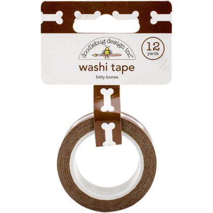Nastro adesivo decorativo 15mm - Bitty Bones