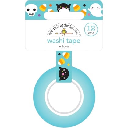 Nastro adesivo decorativo 15mm - Funhouse, Candy Carnival