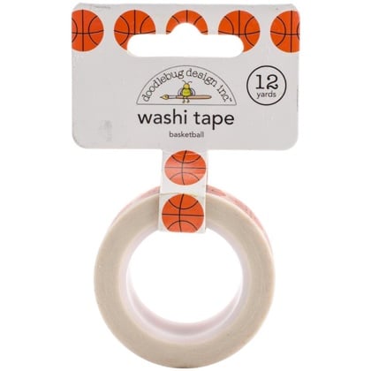 Nastro adesivo decorativo 15mm - Slam Dunk Basketballs