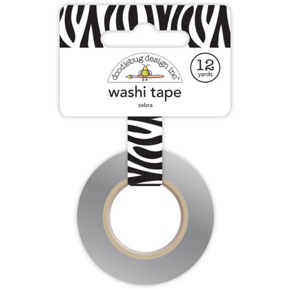 Nastro adesivo decorativo 15mm - Zebra