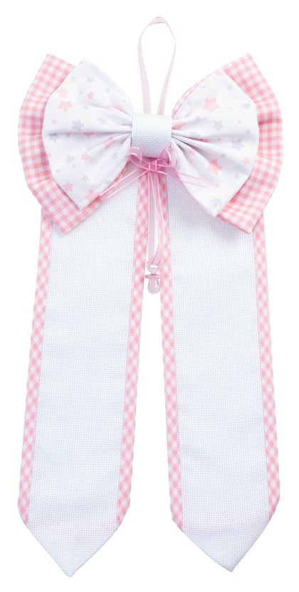 Fiocco Nascita - Code - Rosa