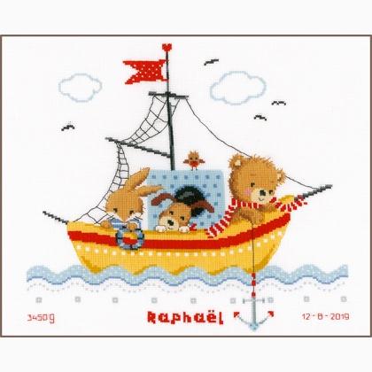 Sampler Nascita - Barca a vela