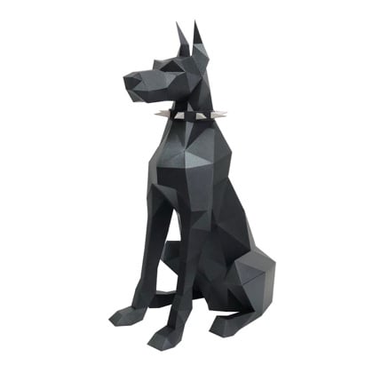 Doberman - Kit Papercraft